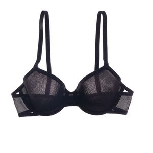 Cuup the demi bra in black